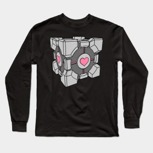 Companion Cube Long Sleeve T-Shirt